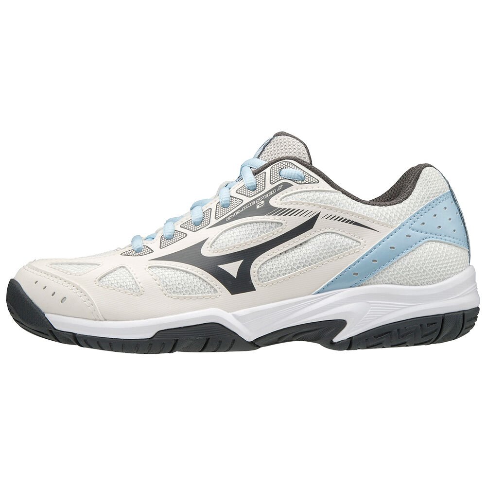 Damske Volejbalove Tenisky Mizuno Cyclone Speed 2 Biele/Siva Vypredaj EDHU38251
